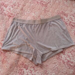Juicy Couture Lavender Velour Lounge Shorts